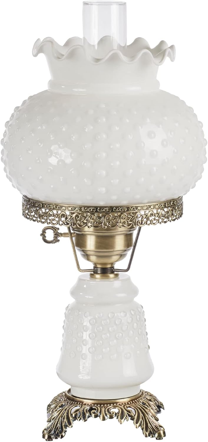 Touch of Class Hobnail Glass Table Lamp
