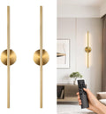 Wall Sconce Set of Two With Remote