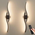 Wall Sconces Black Set of Two