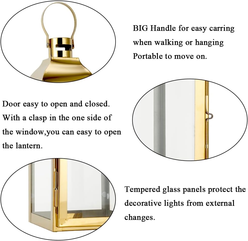 Stainless Steel Candle Lanterns