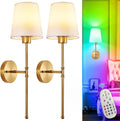 Wall Sconces Gold Set of Two