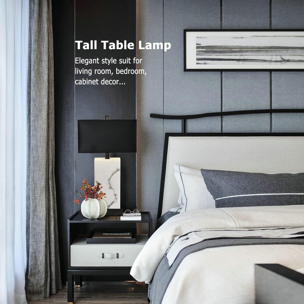 Touch Table Lamps Set of Two Black 24"