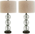 by Ashley Glass Table Lamp Set of 2