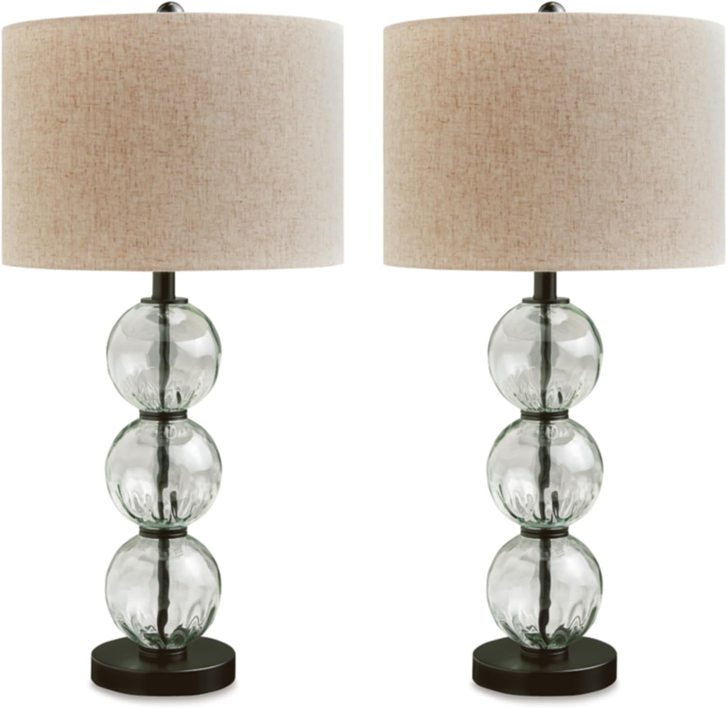 by Ashley Glass Table Lamp Set of 2
