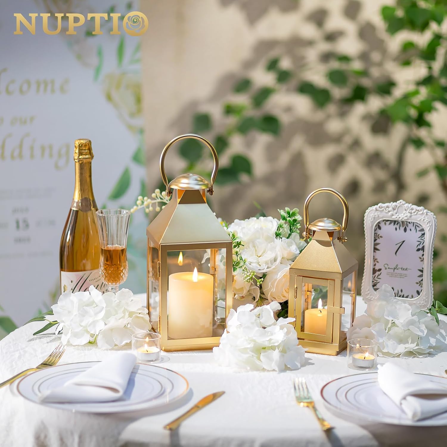 Gold Metal Decorative Lanterns