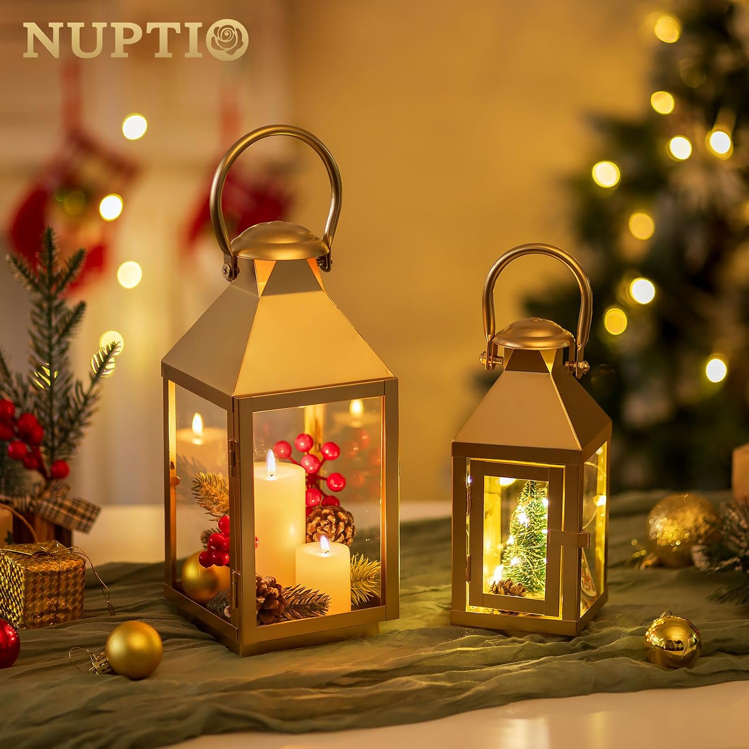 Gold Metal Decorative Lanterns