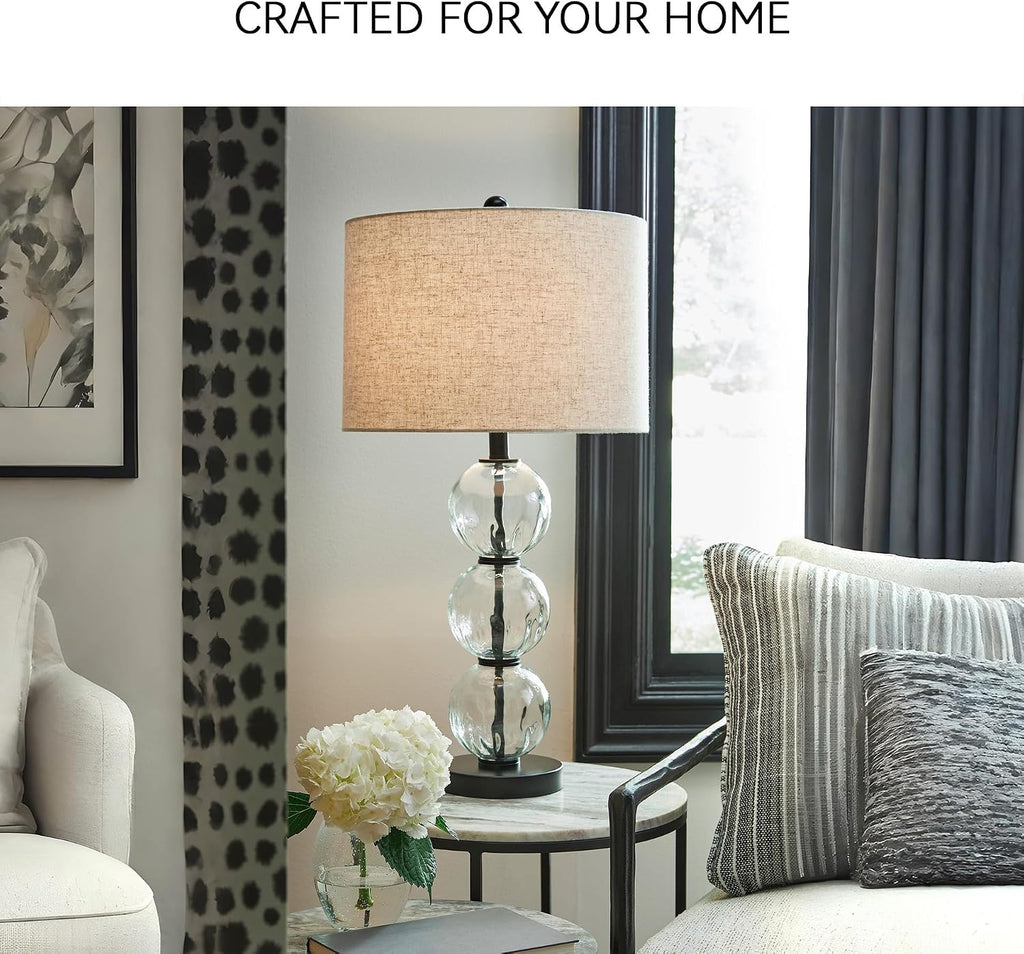 by Ashley Glass Table Lamp Set of 2